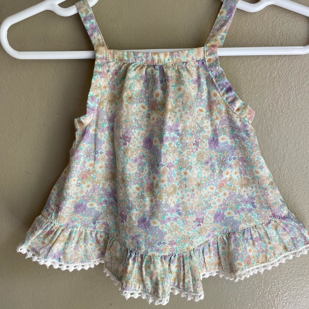Jamie Kay Floral Ruffle Baby top